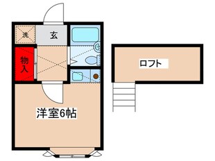 ア－バンライフＡ号棟の物件間取画像